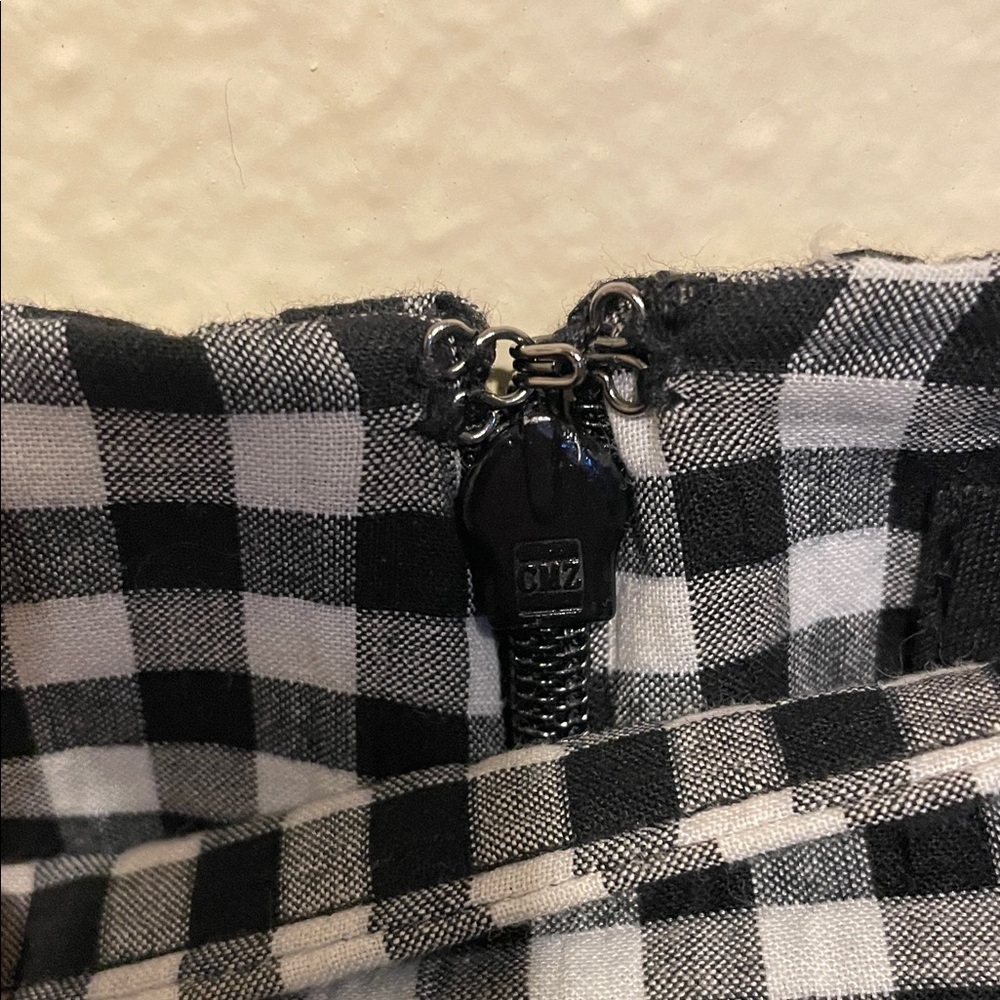 Who What Wear brand Checkered Skirt - Picture 4 of 7